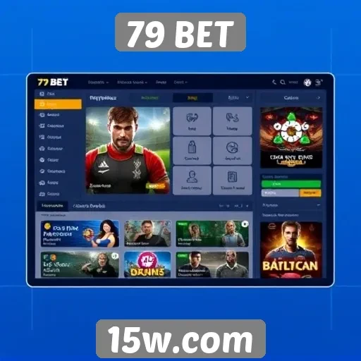 Interface do usuário do 79 BET é intuitiva